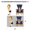 Prince Blue and Gold Popup Premium Package