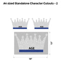Crown Blue and Silver Popup Luxury Package