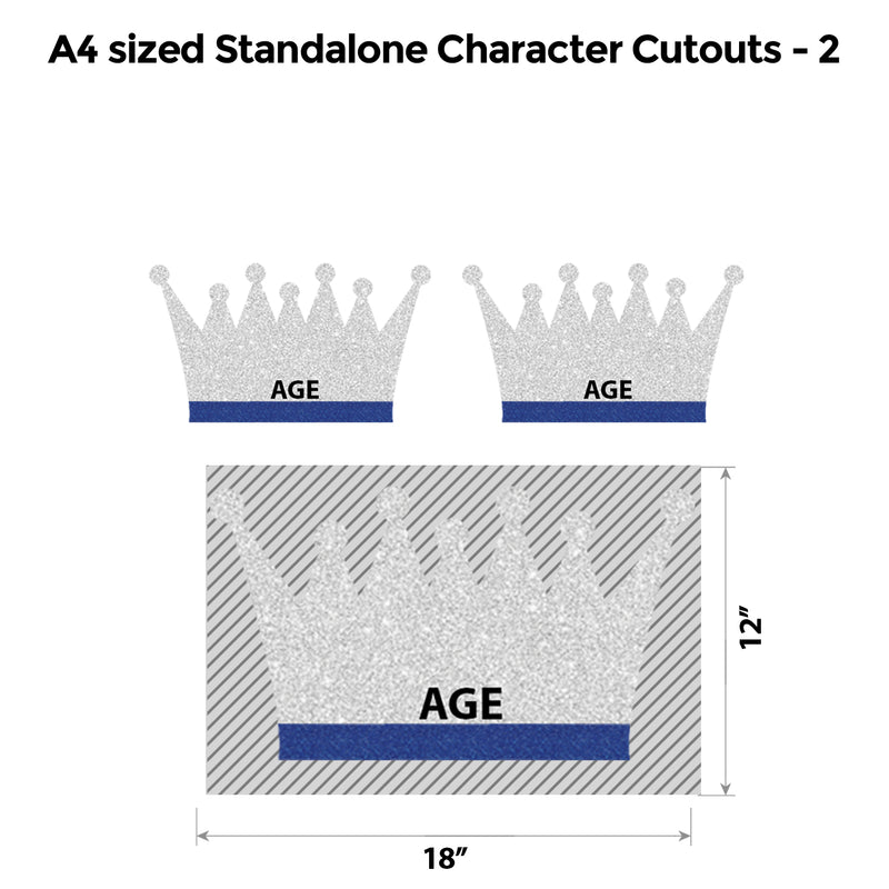 Crown Blue and Silver Popup Luxury Package