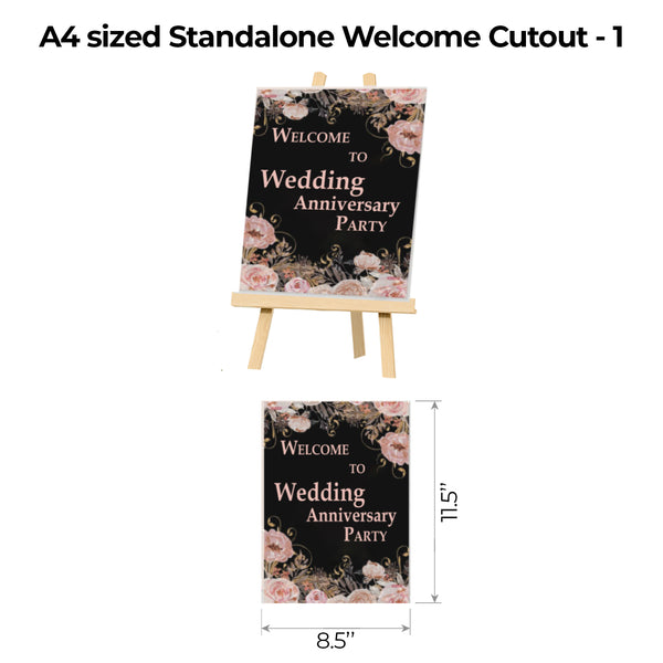 Black and Rose Gold Popup Premium Package