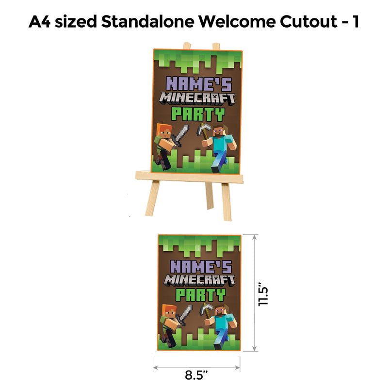 Minecraft Popup Luxury Package