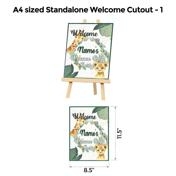 Jungle Safari Animals Popup Premium Package