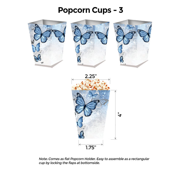 Butterfly Blue and Silver Premium Package
