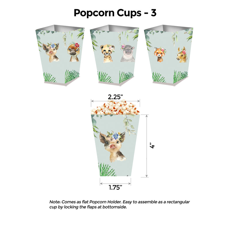Jungle Safari Animals Popup Premium Package