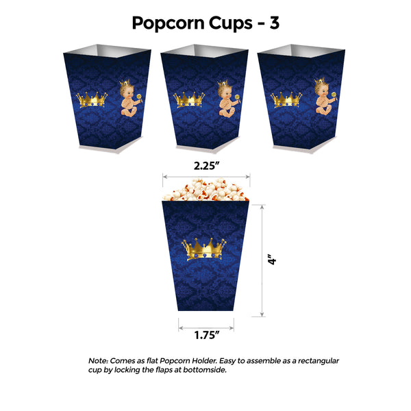 Prince Blue and Gold Popup Premium Package