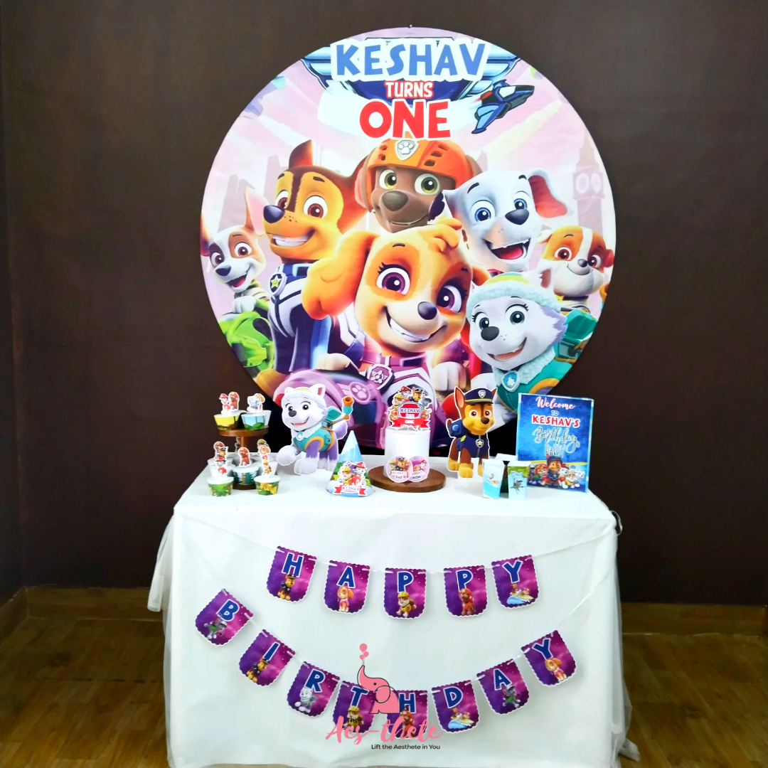 Cartoon Character Themes: Paw Patrol Popup Premium Package