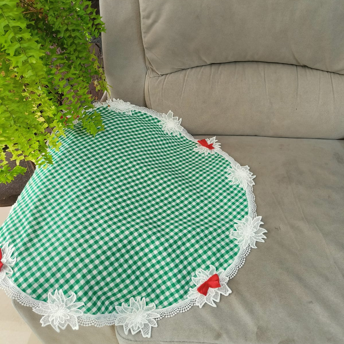 Christmas Table Mat/Tree Skirting(Round)