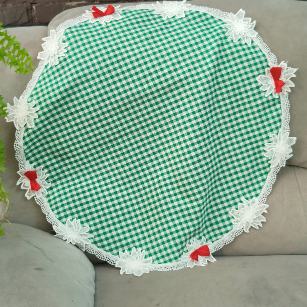 Christmas Table Mat/Tree Skirting(Round)