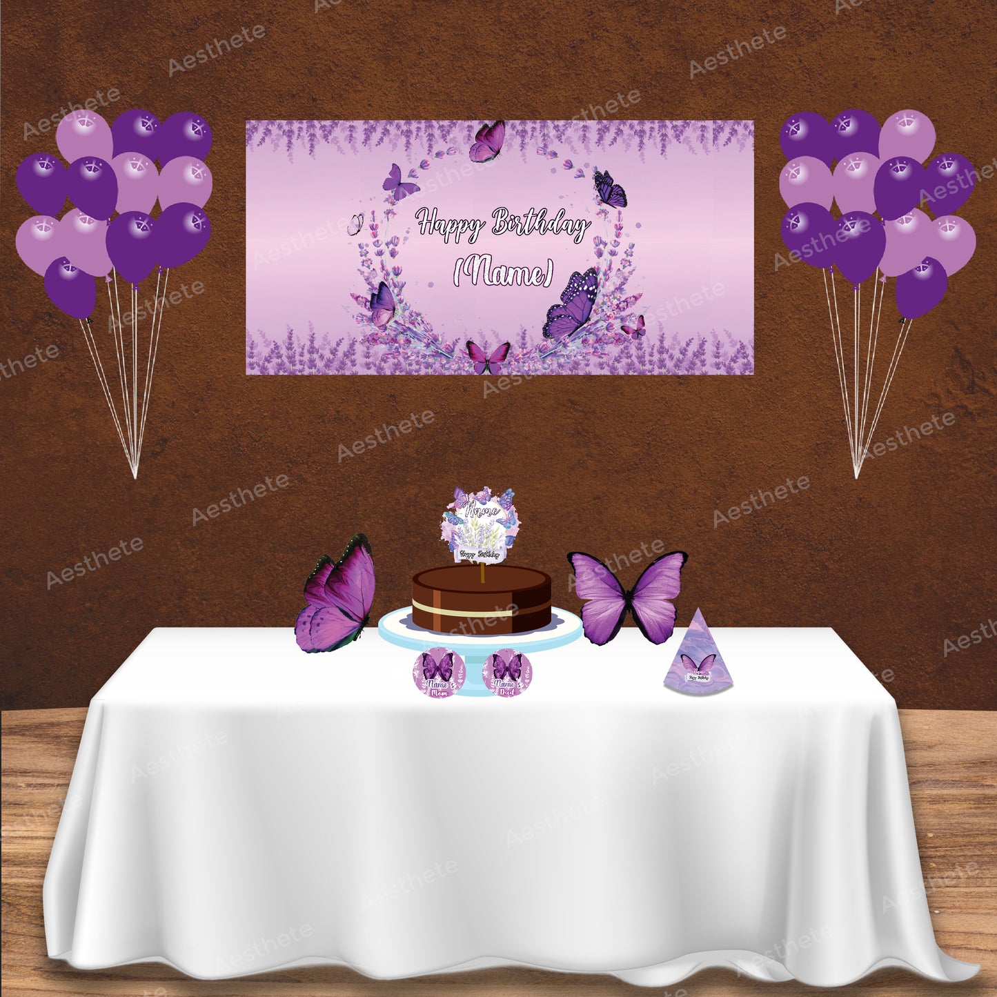 Butterfly Lavender Floral Budget Package