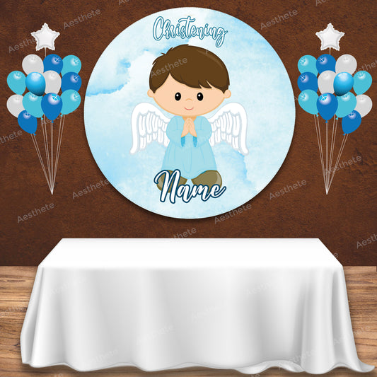 Angel Blue Popup Backdrop