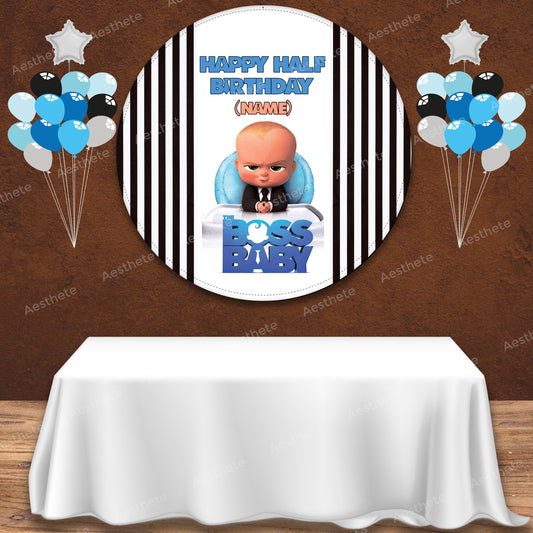 Boss Baby Boy Popup Backdrop