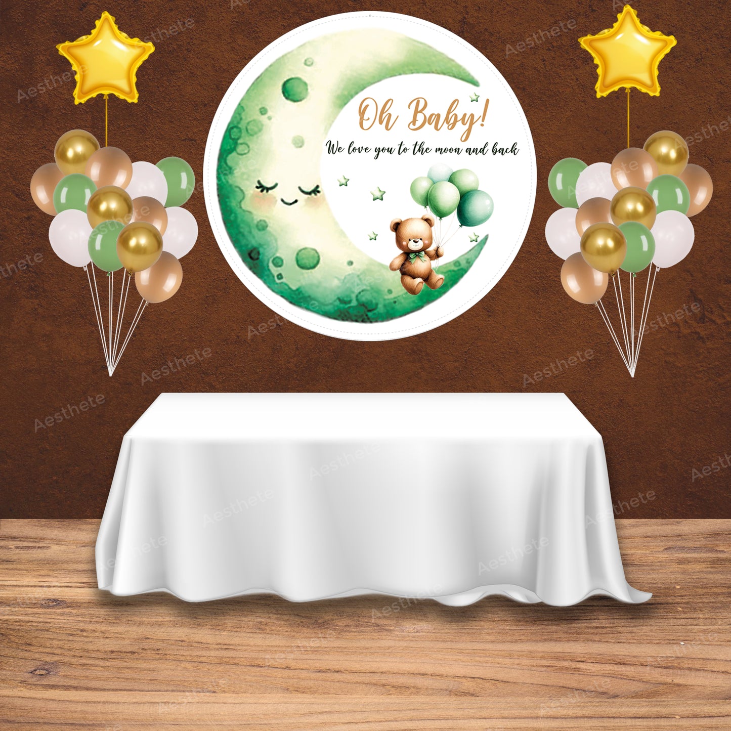 Teddy Green Popup Backdrop