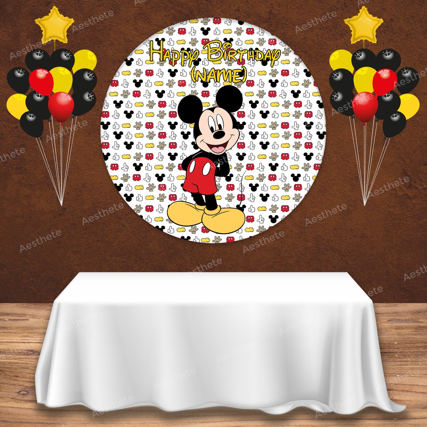 Mickey Mouse Popup Backdrop