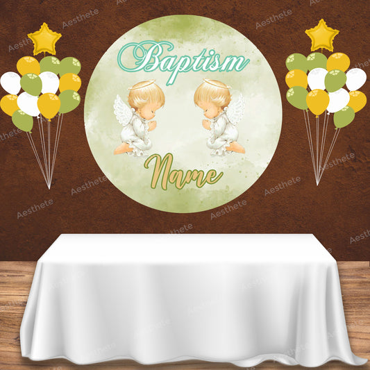 Angel Olive Green Popup Backdrop