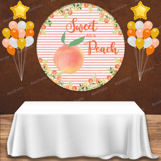 Peach Popup Backdrop