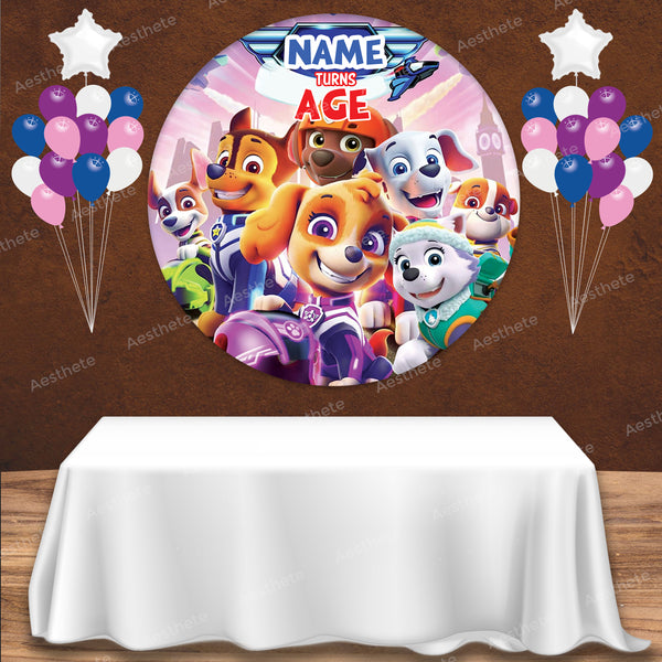 Paw Patrol Popup Backdrop