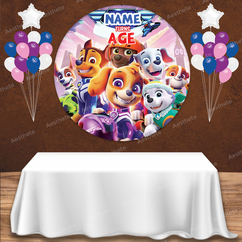 Paw Patrol Popup Backdrop