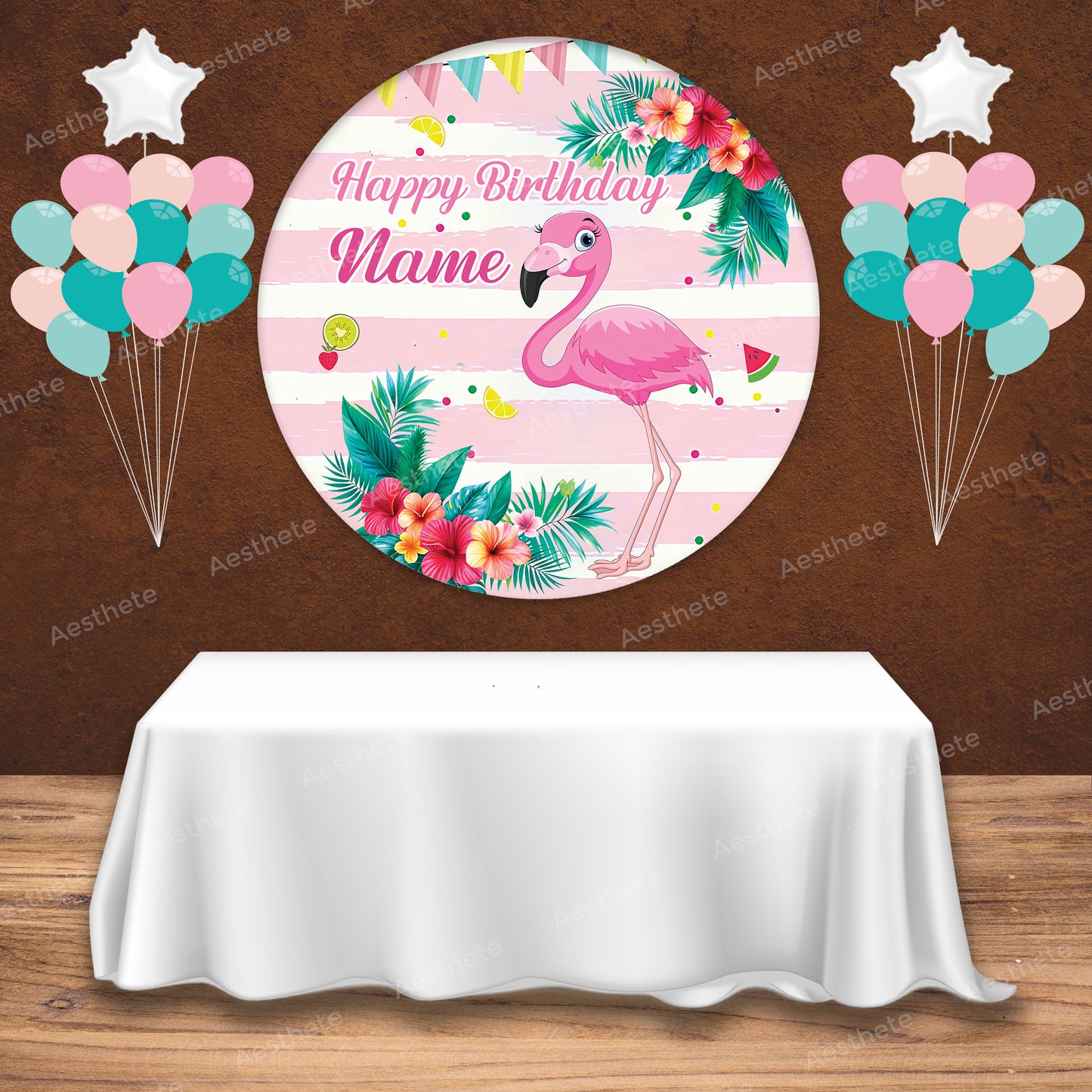 Flamingo Popup Backdrop