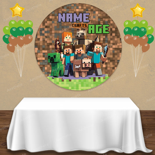 Minecraft Popup Backdrop