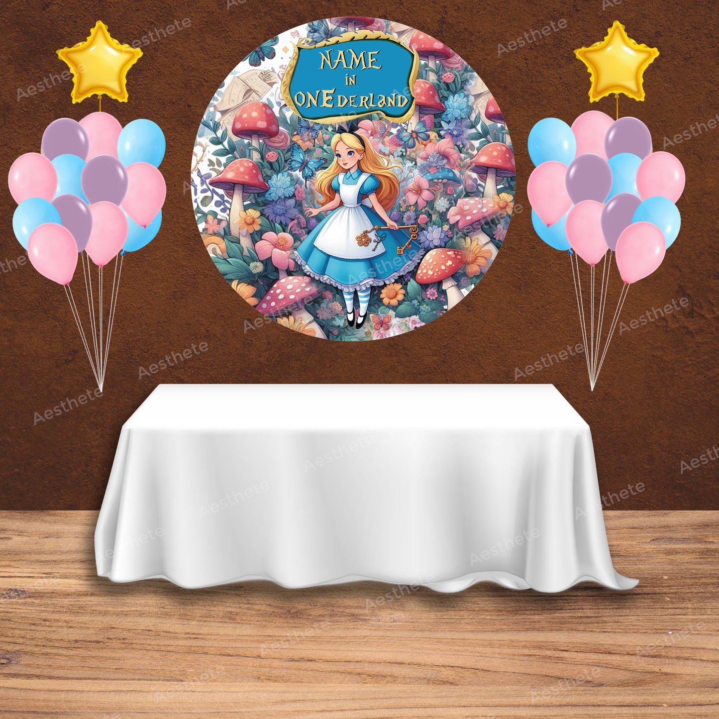 Alice In Wonderland Popup Backdrop