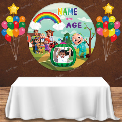 Cocomelon 3 Popup Backdrop