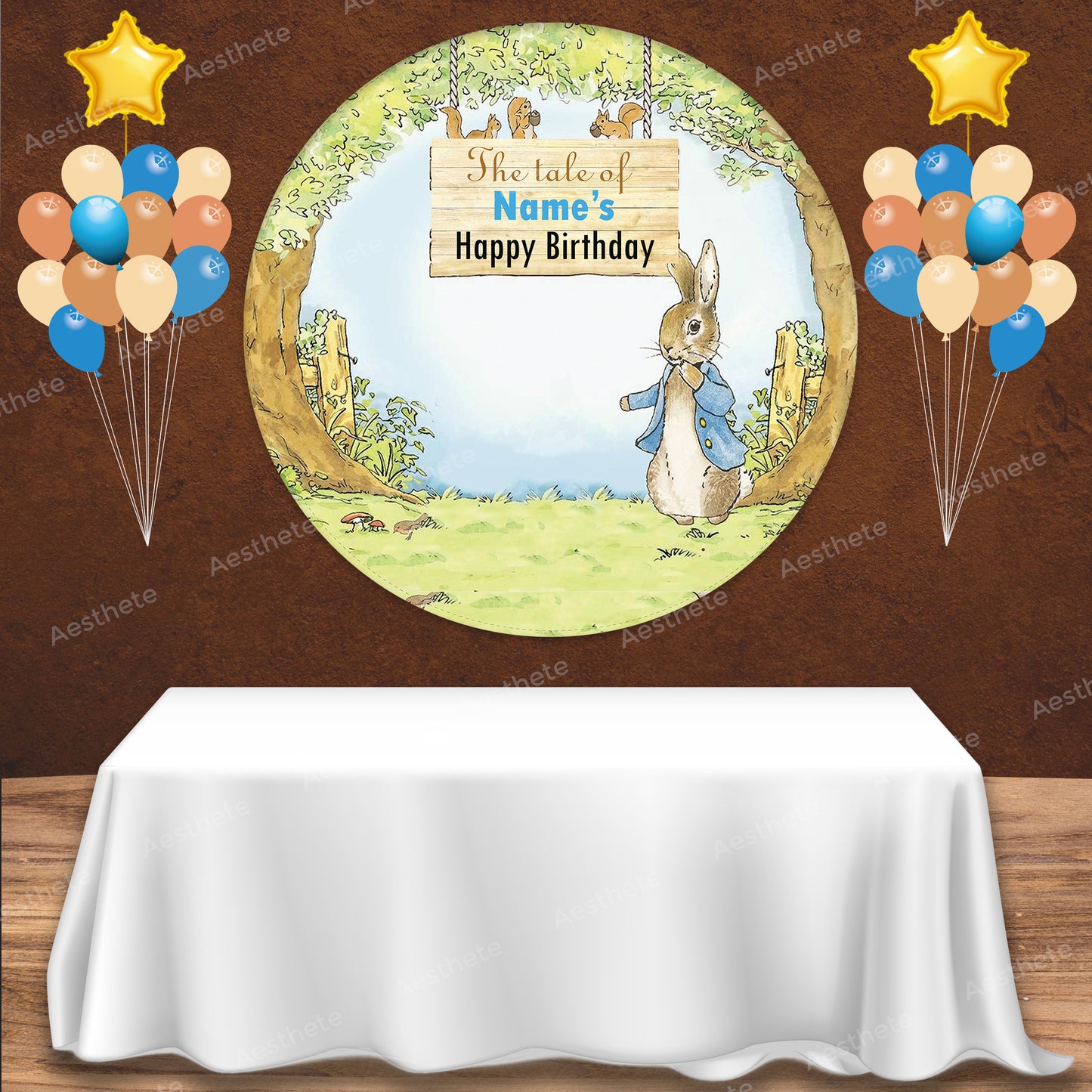 Peter Rabbit Popup Backdrop