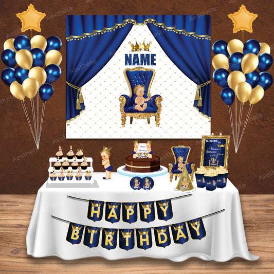 Prince Blue and Gold Premium Package