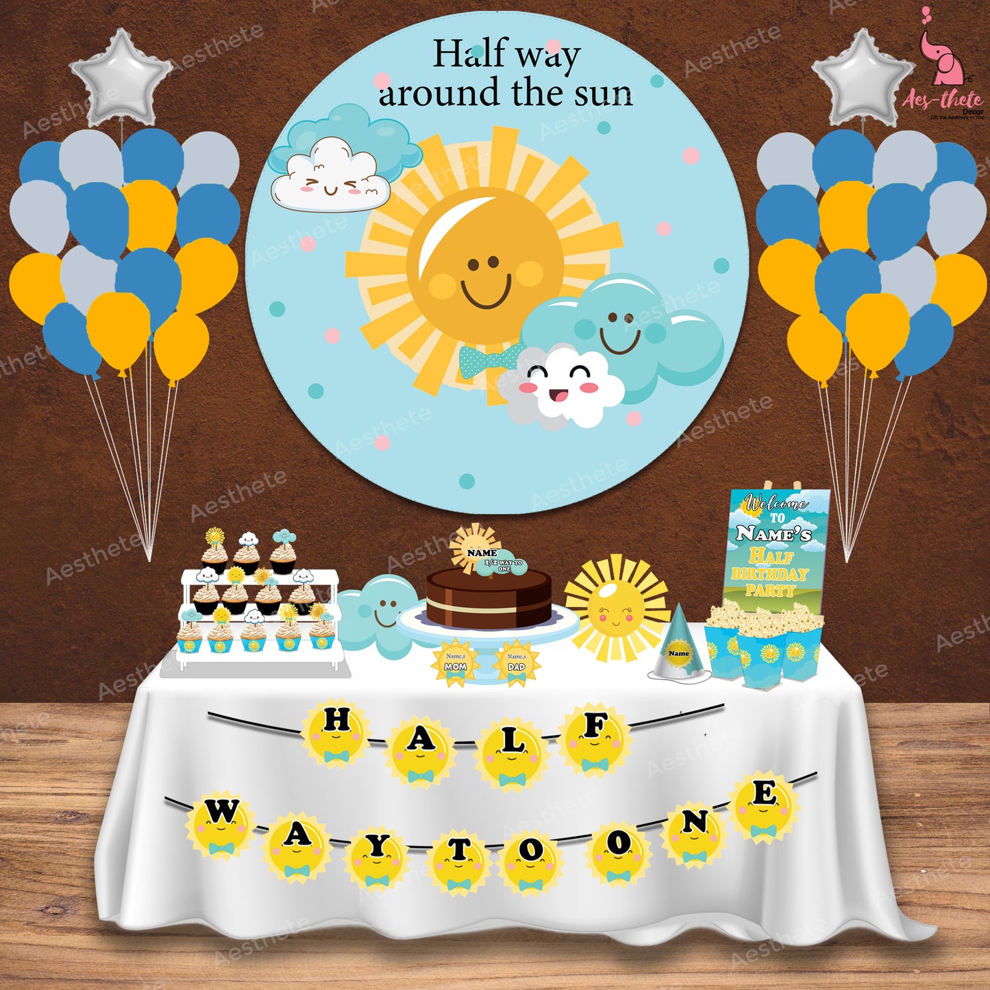 Sun and Cloud Popup Premium Package