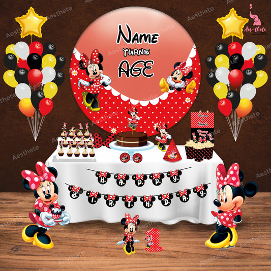 Minnie Mouse Red Popup Luxury Package