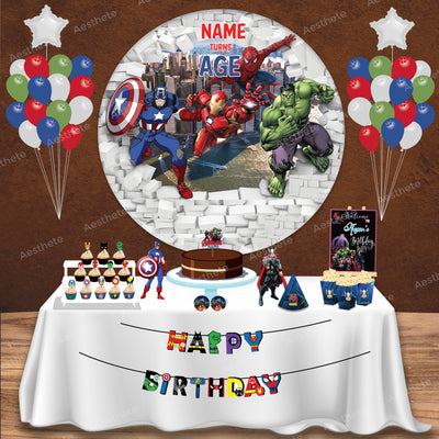 Superhero Avengers Popup Premium Package