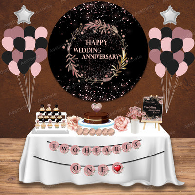 Black and Rose Gold Popup Premium Package