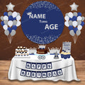 Crown Blue and Silver Popup Premium Package