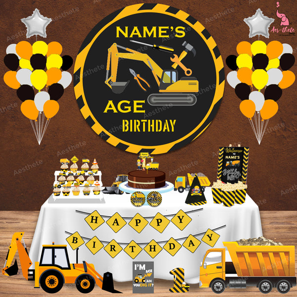 Construction Popup Luxury Package