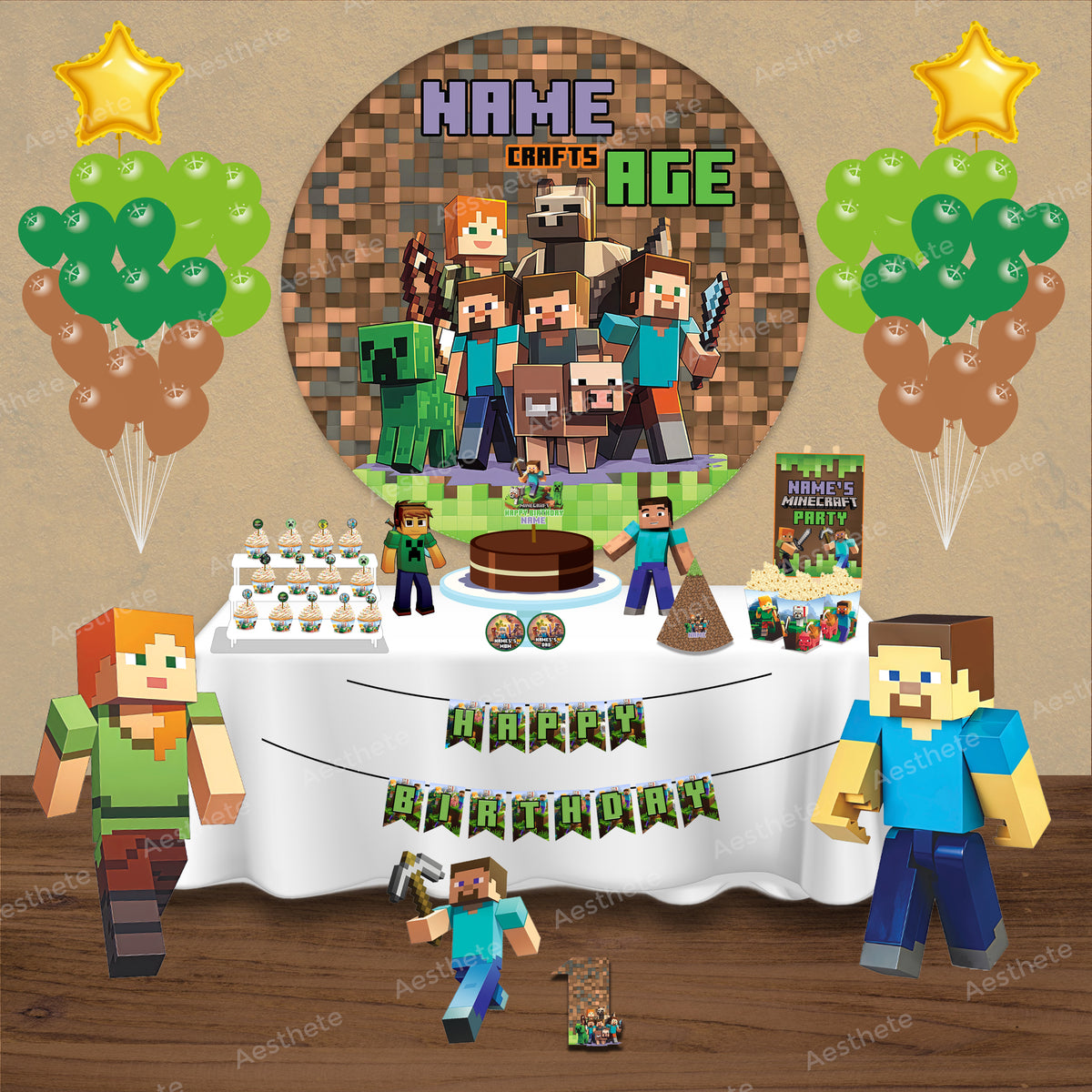 Minecraft Popup Luxury Package – Aesthete Decor LLP