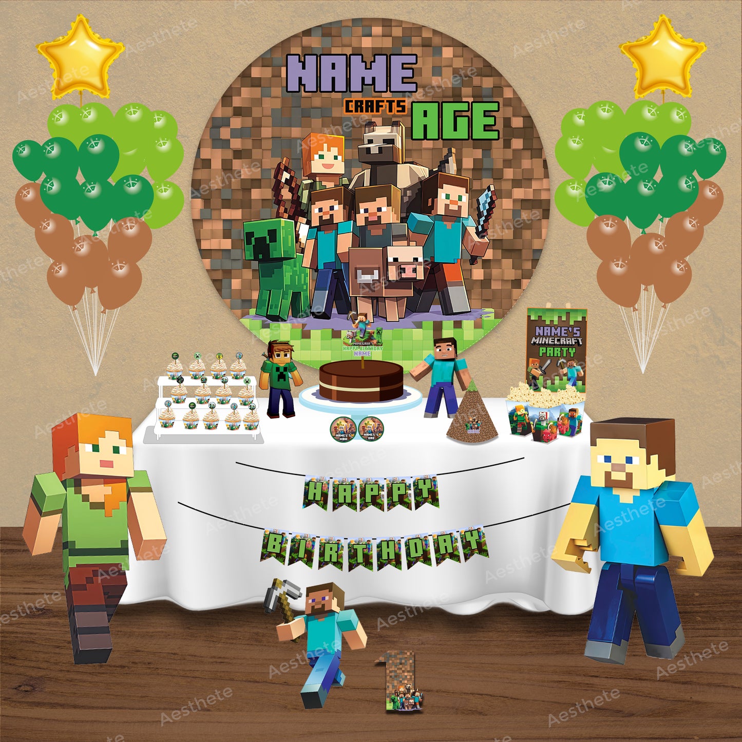 Minecraft Popup Luxury Package