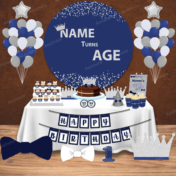 Crown Blue and Silver premium