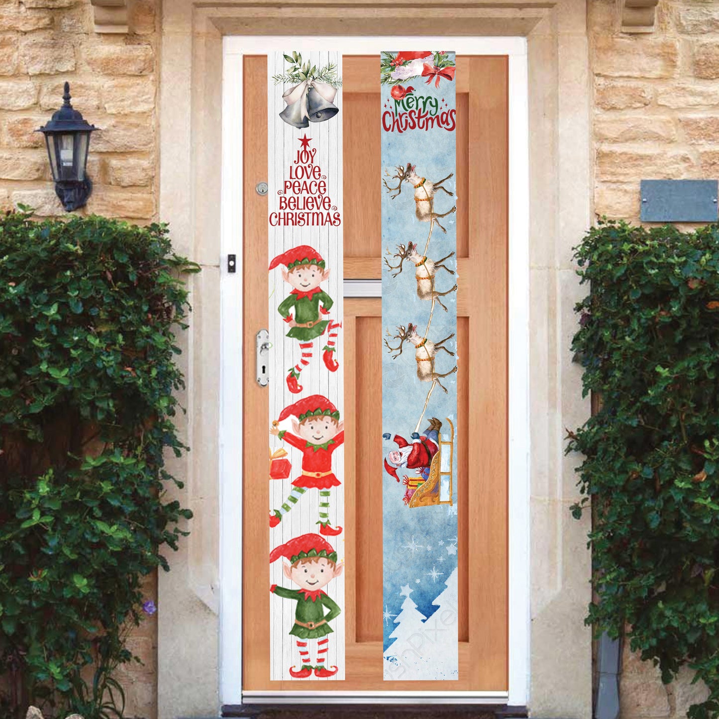 Christmas Door Banner(2 banners)