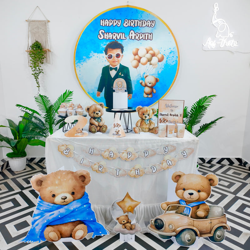 Teddy Blue and Brown