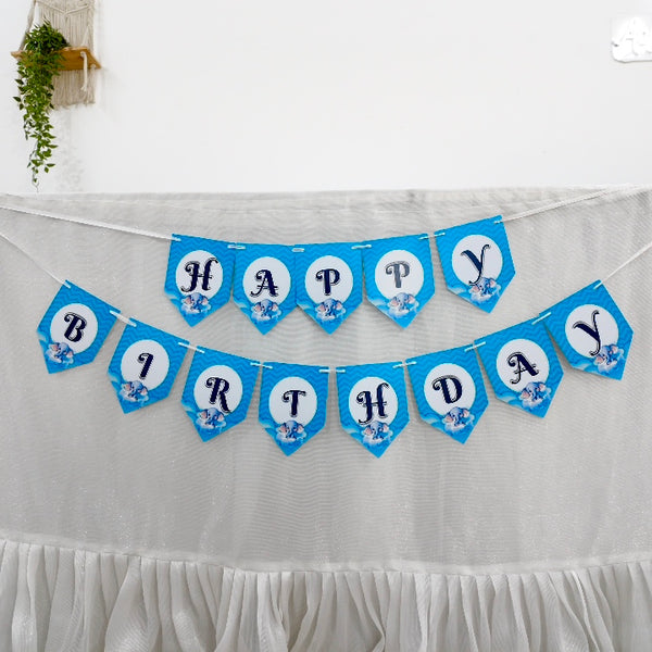 Elephant Blue and Grey Popup Premium Package