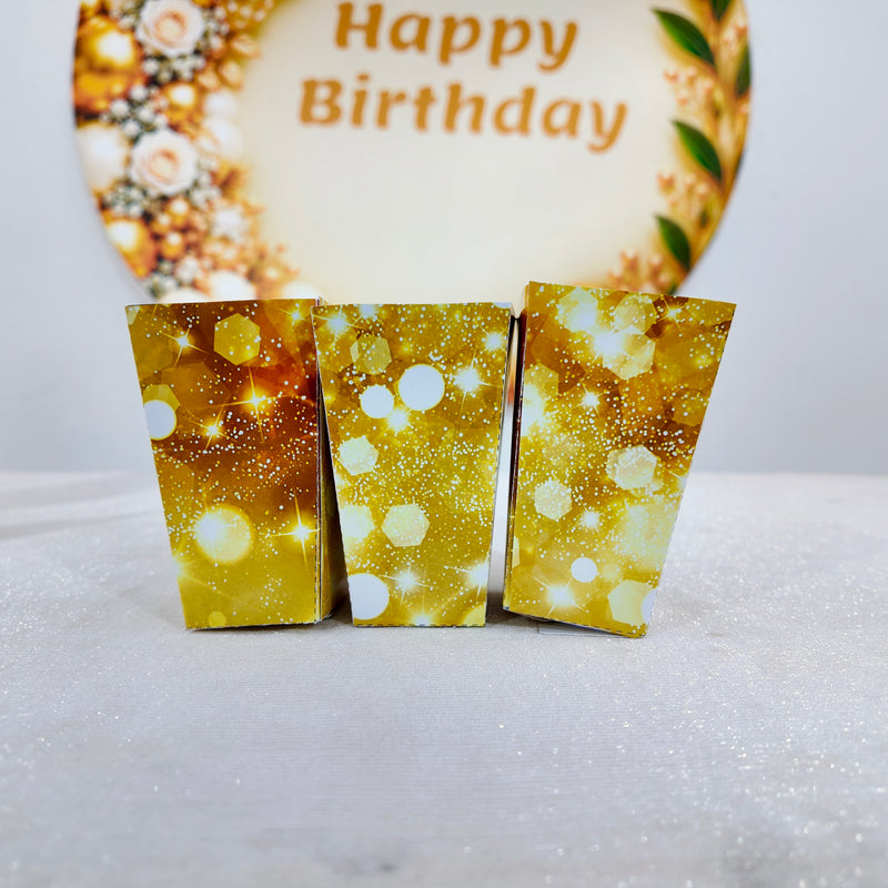 Gold and White Popup Premium Package