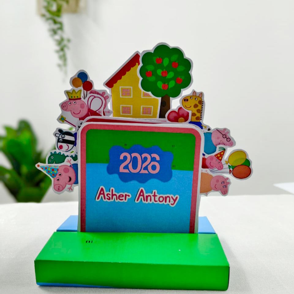 Table Top Pinterest inspired Calendar