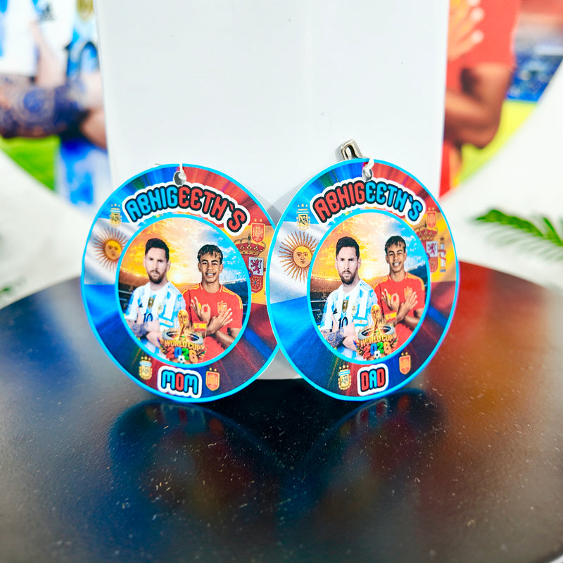 Football Messi and Lamine