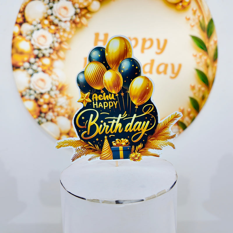 Gold and White Popup Premium Package