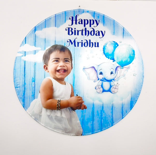 Elephant Blue and Grey Popup Premium Package