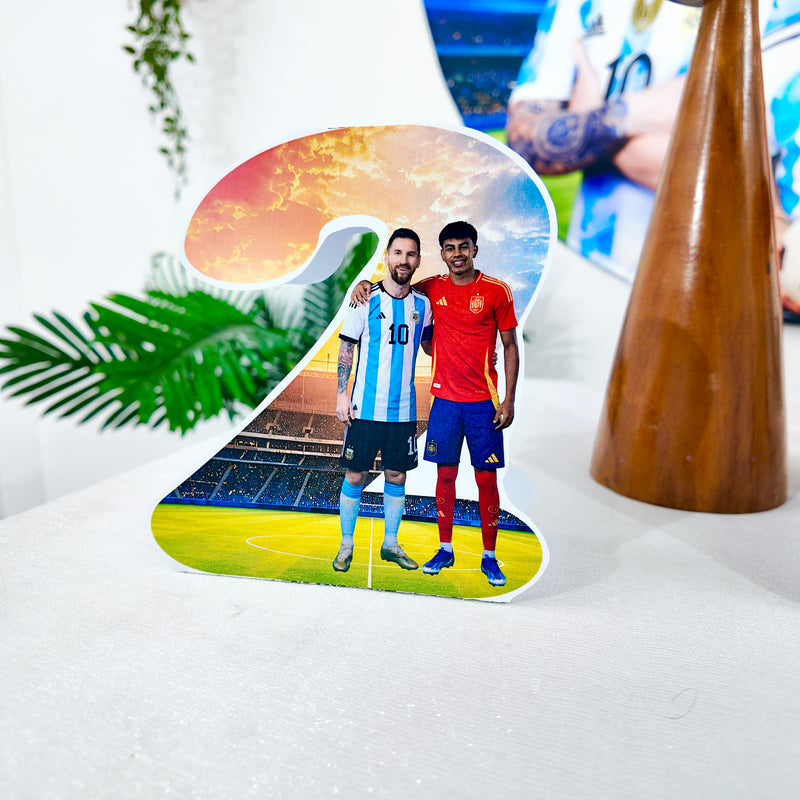 Football Messi and Lamine