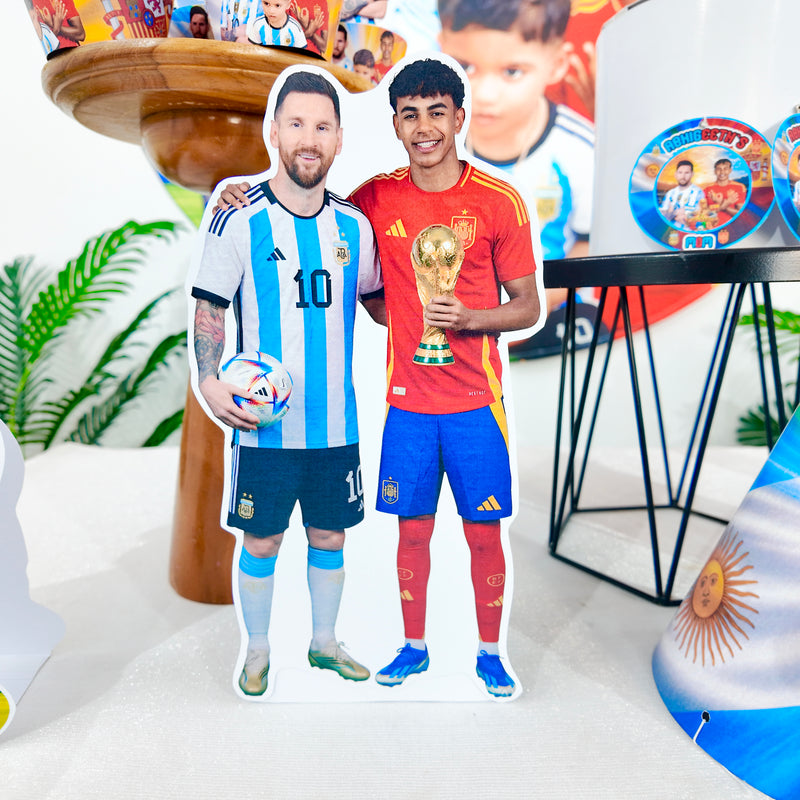 Football Messi and Lamine
