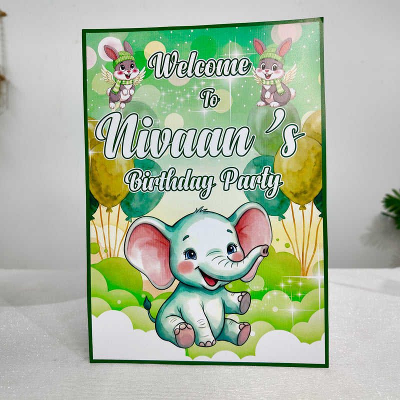 Elephant and Bunny Green Popup Premium Package