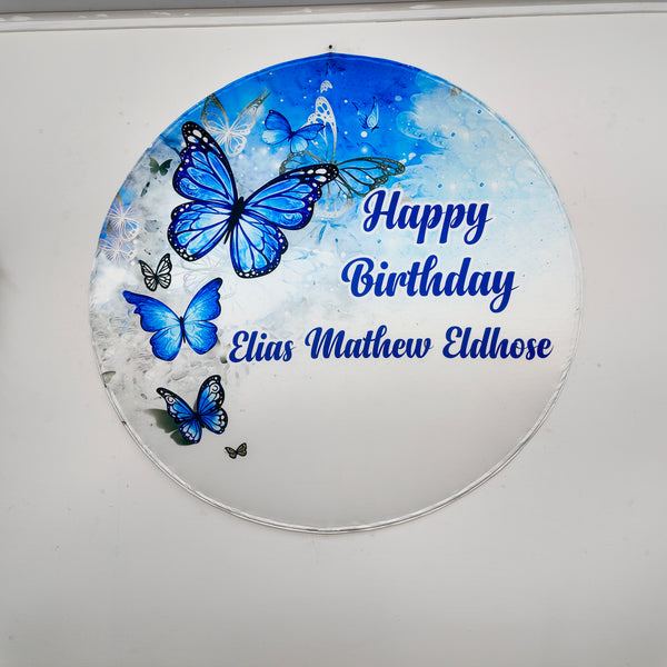 Butterfly Blue and Silver Popup Classic Package