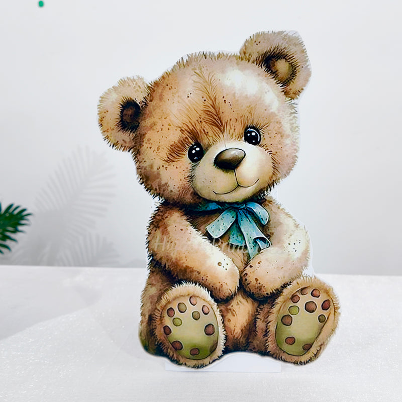 Teddy Blue and Brown