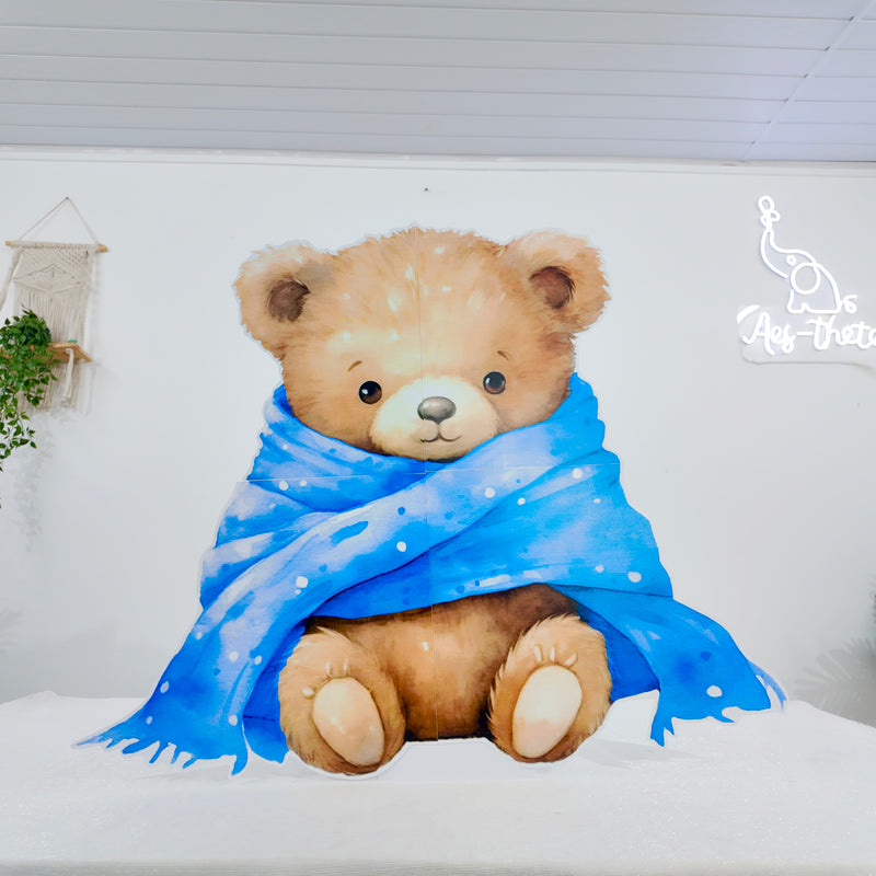 Teddy Blue and Brown